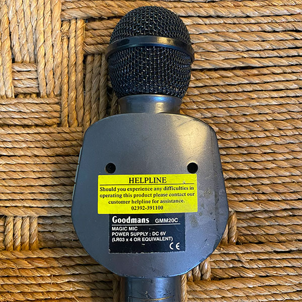 Goodmans-Magic-Mic-Karaoke-5 Goodmans Magic Mic Karaoke Electronic Voice Effects Microphone