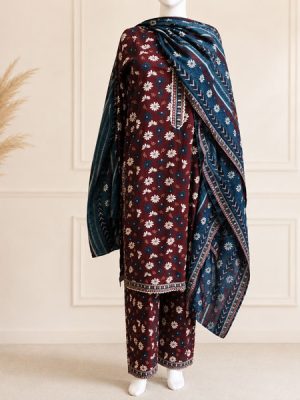 3-Piece Stitched Lawn Suit