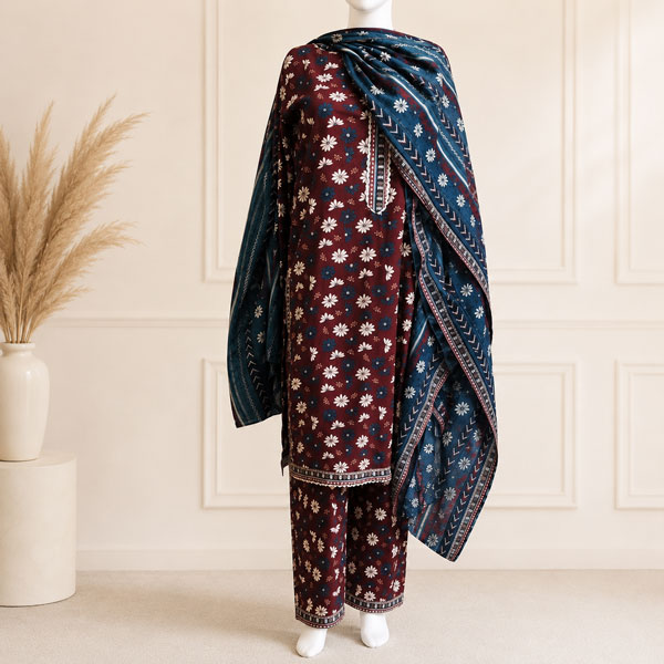 bn-saeed-1 3-Piece Stitched Lawn Suit